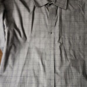 Donald J Trump Windowpane 16.5 34/35 Dress Shirt